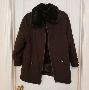 Reversible winter coat